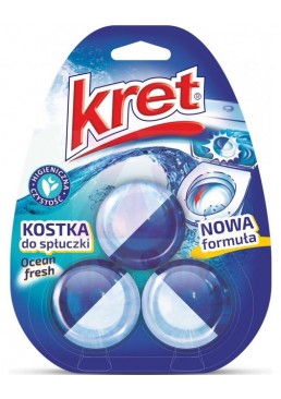 Таблетки для сливного бачка Kret Ocean Fresh, 3х50 г